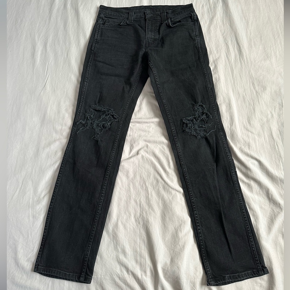 Levi’s Men Distressed Jean Denim 511 (W30 L32) Cotton